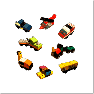 Bricks And Pieces - Transport Collection 2 Posters and Art